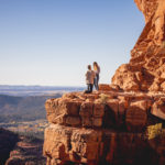 Cathedral Rock Sedona Surprise Engagement