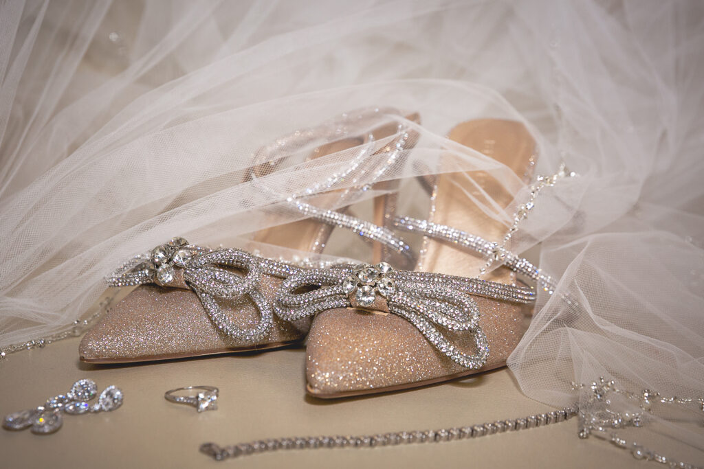 Bride beautiful heels